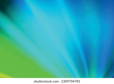 Light Blue, Green vector blurred background. A completely new colored illustration in blur style. Completely new design for your business.
