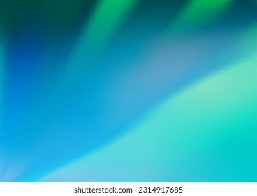 Light Blue, Green vector blurred and colored template. Colorful illustration in abstract style with gradient. Brand new style for your business design.