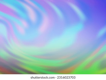 Clara azul, Verde vectorial borrosa plantilla brillante. Ilustración colorida brillante en un estilo completamente nuevo. Una plantilla completamente nueva para su diseño.