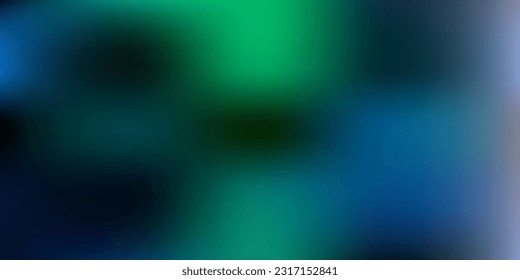 Light blue, green vector blurred template. Abstract colorful illustration in blur style with gradient. Sample for your designs.