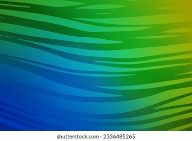 Light Blue, Green vector blurred and colored pattern. New colored illustration in blur style with gradient. Smart design for your work.
