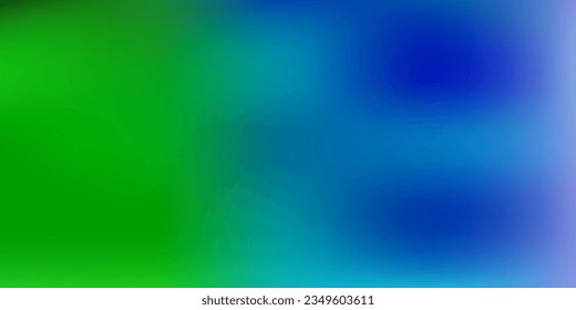 Fondo azul claro, vector verde borroso. Ilustración abstracta de gradiente colorido en estilo borroso. Fondo de escritorio para tus aplicaciones web.