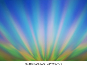 Light Blue, Green vector blurred shine abstract pattern. An elegant bright illustration with gradient. The template for backgrounds of cell phones.