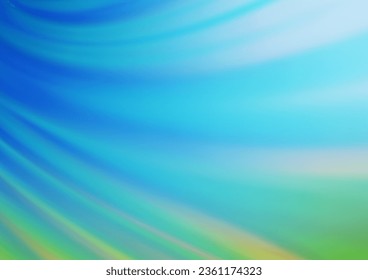 Light Blue, Green vector blurred and colored template. Colorful illustration in abstract style with gradient. The blurred design can be used for your web site.