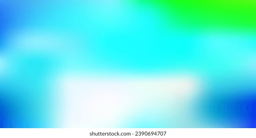 Hellblaue, grüne Vektorunscharfer Aufbau. Moderne, elegante, unscharfe Illustration mit Farbverlauf. Kluges Muster für Websites.