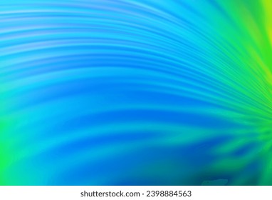Planta azul claro, verde borrosa vectorial. Ilustración colorida abstracta con gradiente. Nuevo diseño para su negocio.