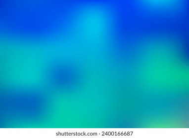 Light Blue, Green vector blurred bright pattern. Glitter abstract illustration with an elegant design. Elegant cover for a brand book.