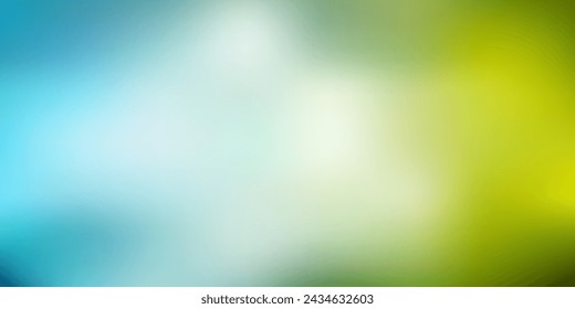 Light blue, green vector blurred template. Colorful illustration with gradient in abstract style. Best choice for your design.