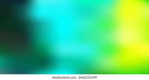 Light blue, green vector blurred layout. Colorful illustration with gradient in halftone style. Background for web designers.