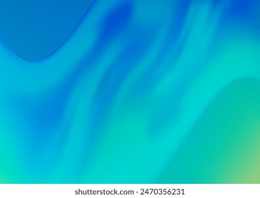 Light Blue, Green vector blurred and colored background. Colorful abstract illustration with gradient. The elegant pattern for brand book.