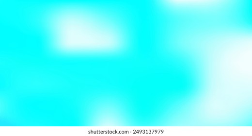 Light blue, green vector blurred template. Colorful illustration with gradient in halftone style. Multipurpose app design.