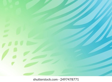 Light Blue, Green vector blurred background. Modern abstract illustration with gradient. New way of your design.