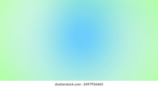 Hellblau, grüner, unscharfer Hintergrund. Farbige Illustration im abstrakten Stil mit Farbverlauf. Eleganter Hintergrund für ein Markenbuch.