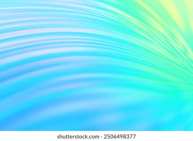 Light Blue, Green vector blurred bright texture. Glitter abstract illustration with gradient design. New way of your design.