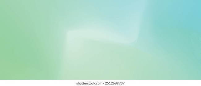 Hellblau, grüner, unscharfer Hintergrund. Farbige Illustration im abstrakten Stil mit Farbverlauf.