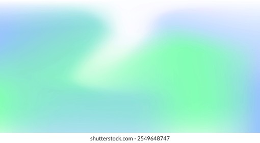 Light blue and green vector blurred background with a smooth gradient. A colorful abstract design, perfect for creating elegant and modern brand book visuals.