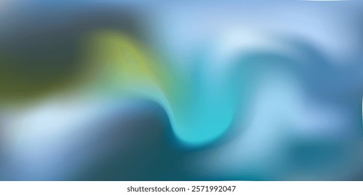 Light Blue, Green vector blurred bright pattern. New colored illustration in blur style with gradient. The best blurred design for your business.