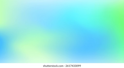 Light blue and green vector blurred background. Colorful abstract gradient illustration. Elegant and smooth backdrop, perfect for brand books and presentations.