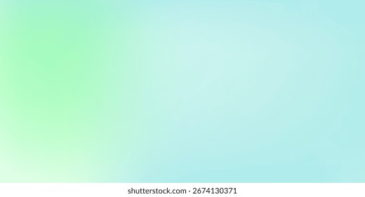 Azul claro, Vector verde de fondo borroso. Ilustración colorida en arte abstracto simple moderno