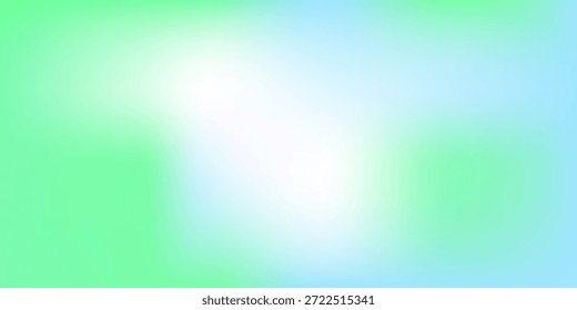 Hellblau, grüner, unscharfer Hintergrund. Farbige Illustration im abstrakten Stil mit Farbverlauf. Eleganter Hintergrund für ein Markenbuch.Eps10