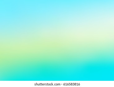 Light BLUE, green vector blurred shine illustration. Brand-new pattern for your business design. Colorful background in abstract style with gradient. 