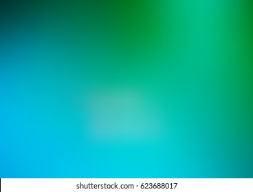 Light blue, green vector blurred colored illustration. Brand-new design for your business. Creative background in halftone style with gradient.