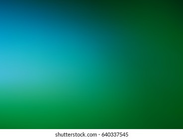 Light Blue, Green vector blurred and colored background. Modern geometrical abstract illustration with gradient. 