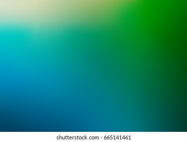 Light Blue, Green vector blurred background. A completely new color illustration in a vague style. The elegant pattern can be used as part of a brand book.