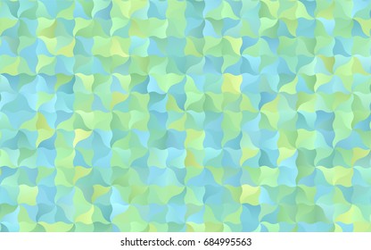 Light Blue, Green vector blurred template. A vague circumflex abstract illustration with gradient. Brand-new style for your business design.