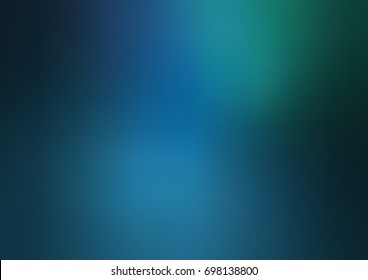 Light Blue, Green vector blurred shine abstract template. A vague abstract illustration with gradient. The blurred design can be used for your web site.