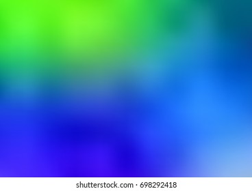 Light Blue, Green vector blurred bright background. A completely new color illustration in a vague style. The template can be used as a background of a cell phone.