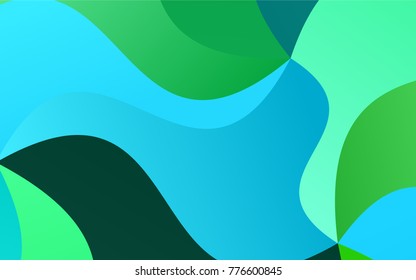 Light Blue, Green vector blurred pattern. Brand-new colored illustration in blurry style with gradient. The textured pattern can be used for background.