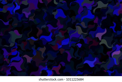 Light Blue, Green vector blurry arched background.
