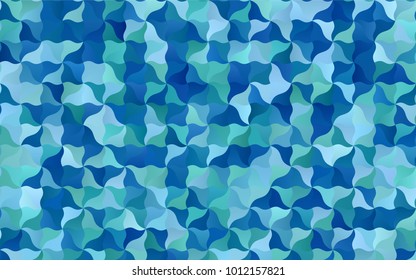 Light Blue, Green vector blurry arched pattern. Shining illustration, which consist of blurred lines. A completely new template for your business design.
