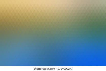 Light Blue, Green vector blurry triangle template. Creative illustration in halftone style with gradient. The completely new template can be used for your brand book.