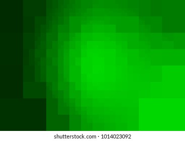 Light Blue, Green vector blurry rectangle background design. Geometric background in Origami style with gradient. 