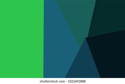 Light Blue, Green vector blurry triangle background. Modern geometrical abstract illustration with gradient. The polygonal design can be used for your web site.