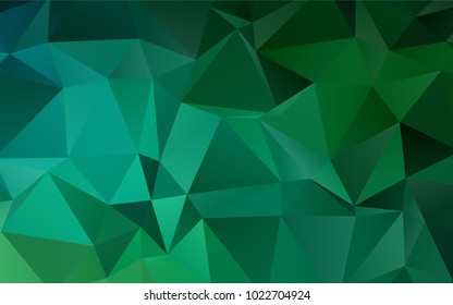 Light Blue, Green vector blurry triangle background. An elegant bright illustration with gradient. The polygonal design can be used for your web site.