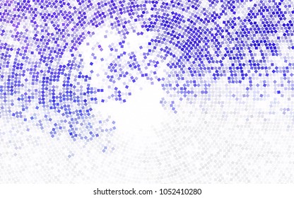 Light Blue, Green vector blurry rectangular background. Geometric background in square style with gradient. The pattern can be used for brand-new background.