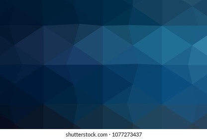 Light Blue, Green vector blurry triangle texture. Creative illustration in halftone style with gradient. That pattern can be used as a part of a brand book.