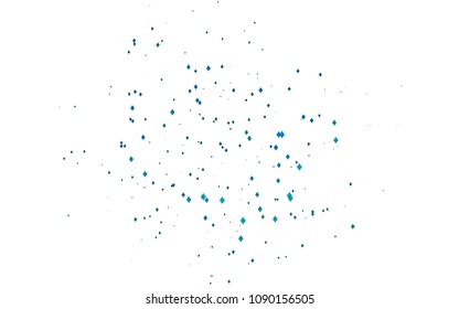 Light Blue, Green vector blurry rectangular background. Geometric background in square style with gradient. The pattern can be used for brand-new background.
