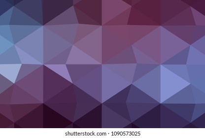 Light Blue, Green vector blurry triangle template. Geometric illustration in Origami style with gradient.  A completely new template for your business design.
