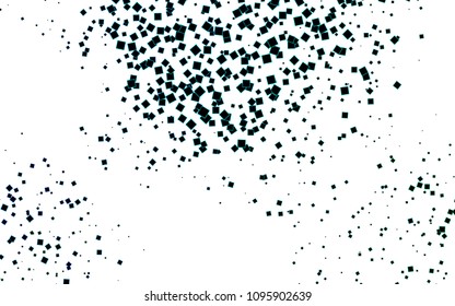 Light Blue, Green vector blurry rectangular background. Geometric background in square style with gradient. The pattern can be used for brand-new background.