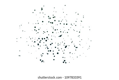 Light Blue, Green vector blurry rectangular background. Geometric background in square style with gradient. The pattern can be used for brand-new background.