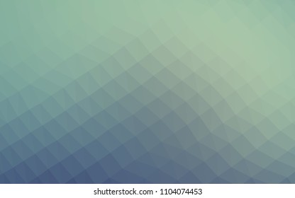 Light Blue, Green vector blurry triangle pattern. A vague abstract illustration with gradient. The completely new template can be used for your brand book.