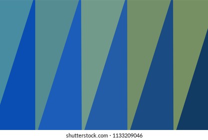 Light Blue, Green vector blurry triangle pattern. Polygonal abstract illustration with gradient. Brand-new style for your business design.