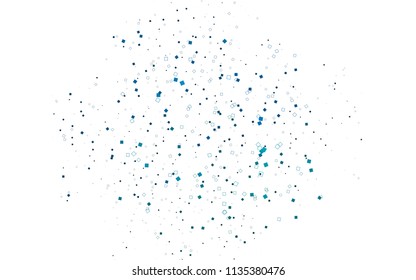 Light Blue, Green vector blurry rectangular background. Geometric background in square style with gradient. The pattern can be used for brand-new background.