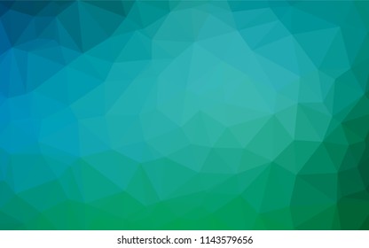 Light Blue, Green vector blurry hexagon texture. Brand new colored illustration in blurry style with gradient. The elegant pattern can be used as part of a brand book.