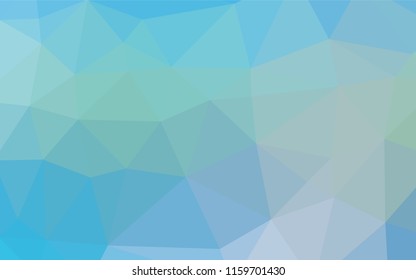 Light Blue, Green vector blurry hexagon pattern. A sample with polygonal shapes. The elegant pattern can be used as part of a brand book.