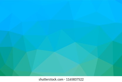 Light Blue, Green vector blurry hexagon template. An elegant bright illustration with gradient. The completely new template can be used for your brand book.